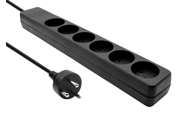 Microconnect Mc-gru0607dkb Power Extension 7 M 6 Ac Outlet S Black