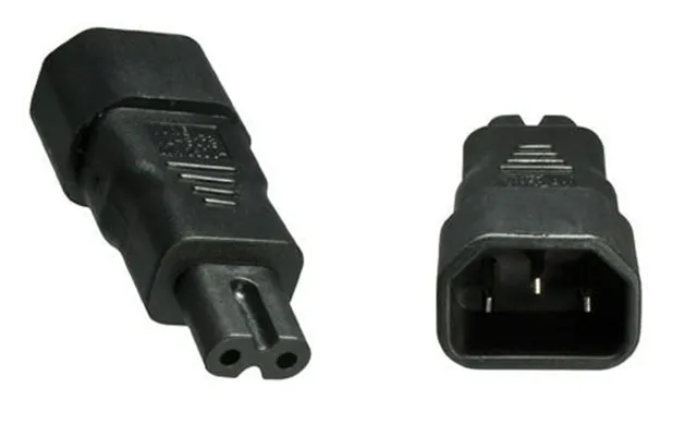 Microconnect Pe147ad Cable Gender Changer C14 C7 Black