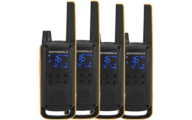 Motorola Talkabout T82 Extreme Quad Pack Two-way Radio 16 Channels Bla