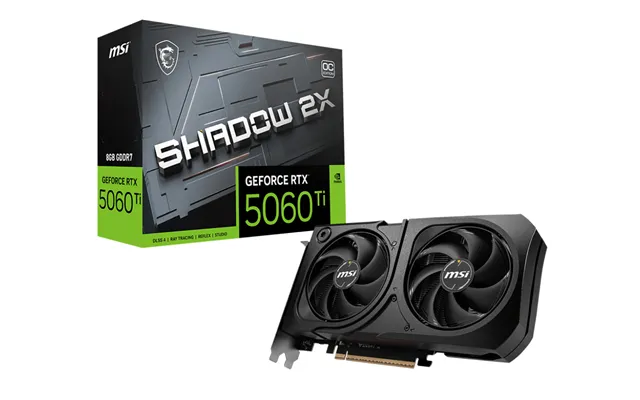 Msi Geforce Rtx 5060 Ti 8g Shadow 2x Oc Plus Graphics Card Nvidia 8 Gb
