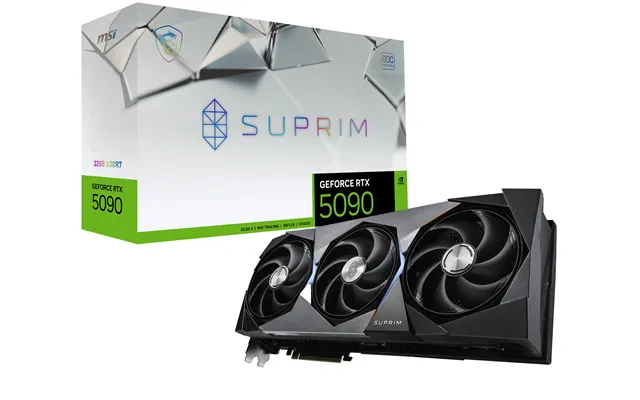 Msi Suprim Geforce Rtx 5090 32g Soc Graphics Card Nvidia 32 Gb Gddr7