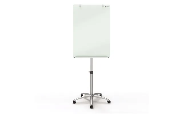 Nobo Glass Mobile Easel Brilliant White