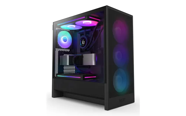 Nzxt H5 Flow Rgb Midi Tower Black