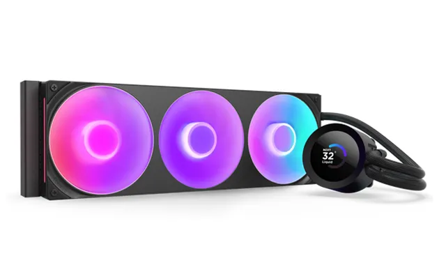 Nzxt Kraken Plus 360 Rgb Processor All-in-one Liquid Cooler Black 1 Pc