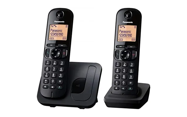 Panasonic Kx-tgc212 Dect Telephone Caller Id Black