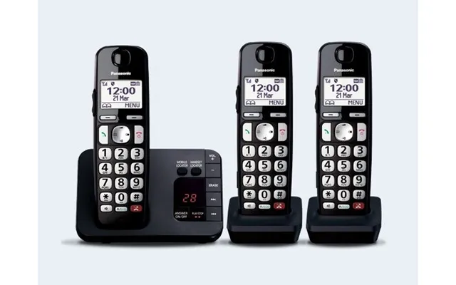 Panasonic Kx-tge823eb Telephone Dect Telephone Caller Id Black