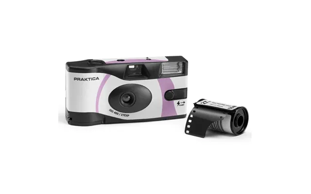 Praktica Single Use Disposable Colour Film Camera With Flash - Lilac -