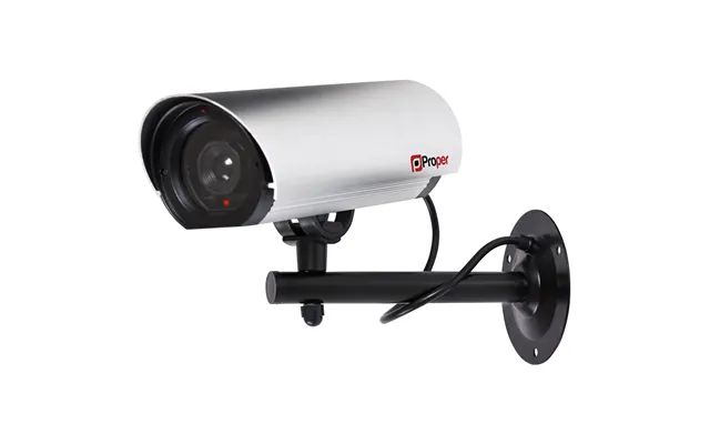 Properav Imitation Large Security Camera Aluminium 23cm Body Led Light