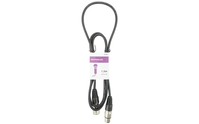 Qtx 190.080uk Audio Cable 1.5 M Xlr 3-pin Black