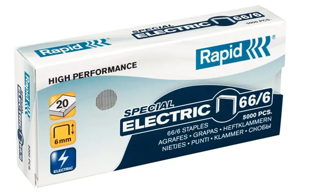 Rapid Staples Strong 66 6 Galvanized Box Of 5000