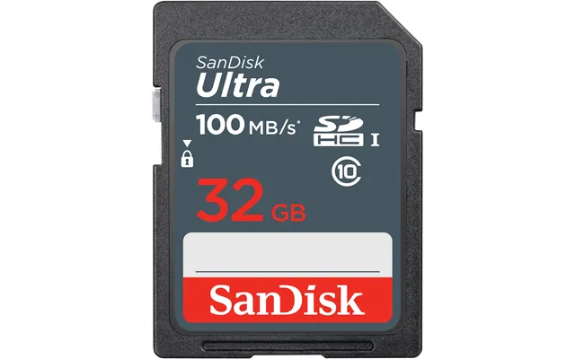 Sandisk Ultra 32gb Sdhc Mem Card 100mb S Uhs-i Class 10