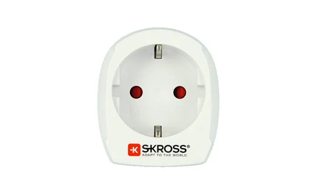 Skross 1.500203-e Power Plug Adapter Type B Universal White