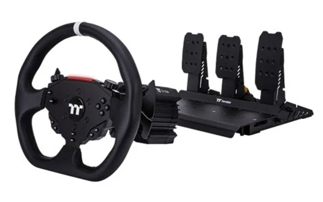 Thermaltake G6 Direct Drive Racing Black Usb Steering Wheel Pedals P