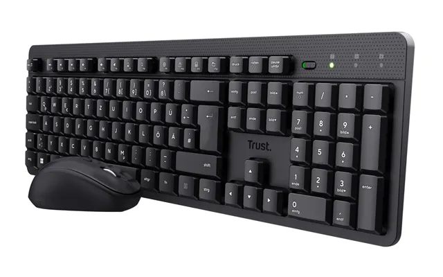 Trust Tkm-360 Keyboard Mouse Included Office Rf Wireless Qwerty Uk Eng