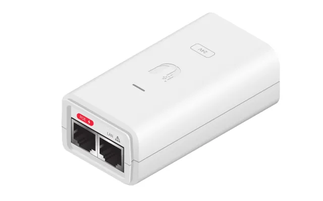 Ubiquiti Poe-24-12w-g-wh Poe Adapter Gigabit Ethernet 24 V