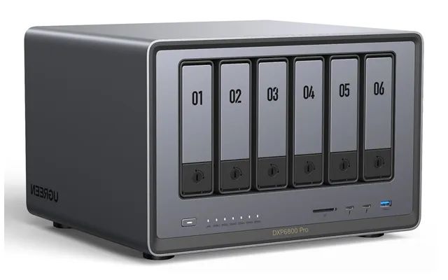 Ugreen Nasync Dxp6800pro Nas Desktop Intel Core I5 I5-1235u 8 Gb Ddr