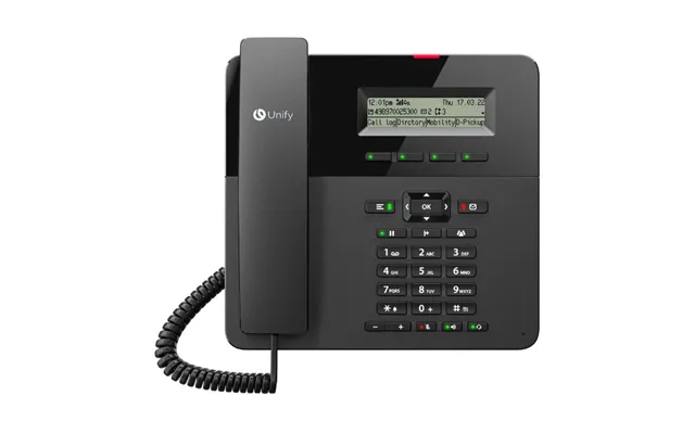 Unify Openscape Desk Phone Cp210 Analog Telephone Black