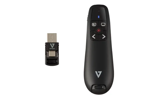 V7 Wp500c Wireless Presenter Dual Usb-c Usb-a - 2.40 Ghz Rf