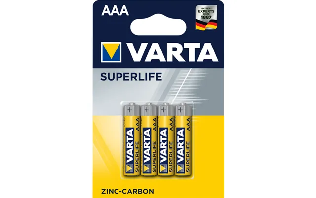 Varta R03 Aaa Household Battery Zinc-carbon