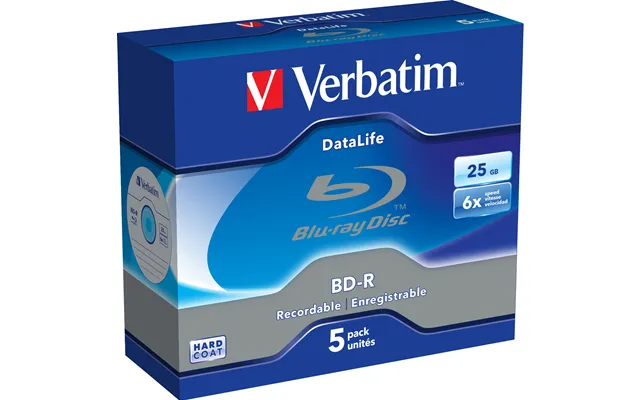 Verbatim Datalife 6x Bd-r 25 Gb 5 Pc S