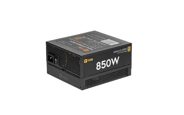 Vida 850w Heracles Black Atx 3.1 Gaming Psu. 80 Bronze. 14cm Ultra-qu