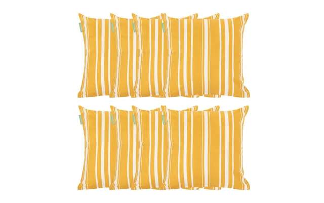 Cotton Canvas Scatter Cushions Printed Garden Cushions Water Resistant - Jungle Horizon Packs Of 8