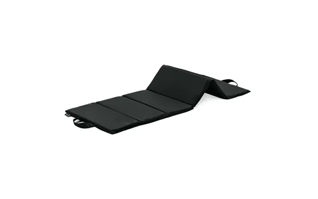 Foldable Outdoor Picnic Mat Water-resistant Beach & Camping Rug With Easy Carry Handle - Black