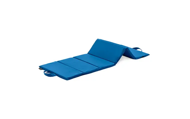 Foldable Outdoor Picnic Mat Water-resistant Beach & Camping Rug With Easy Carry Handle - Blue