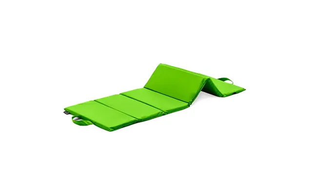 Foldable Outdoor Picnic Mat Water-resistant Beach & Camping Rug With Easy Carry Handle - Lime