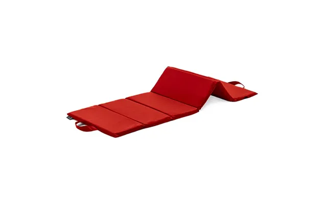 Foldable Outdoor Picnic Mat Water-resistant Beach & Camping Rug With Easy Carry Handle - Red