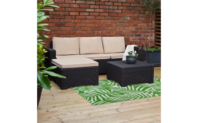 Gardenista Outdoor Garden Rug Waterproof Reversible Rug Rugs For Garden, Beach, Conservatory, Hallway, Backyard Foldable