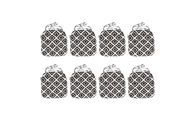 Tufted Printed Seat Pad Slip Free Garden Chair Cushions Water Resistant Garden Furniture Dining Seat Pads With Secure - 
