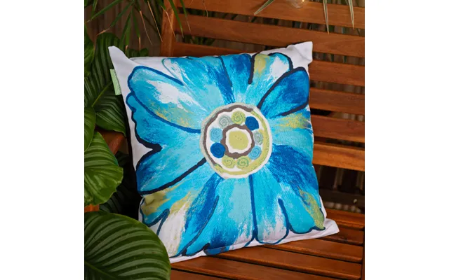 Water Resistant Daisy Outdoor Scatter Cushions Square Garden Decorative Pillows