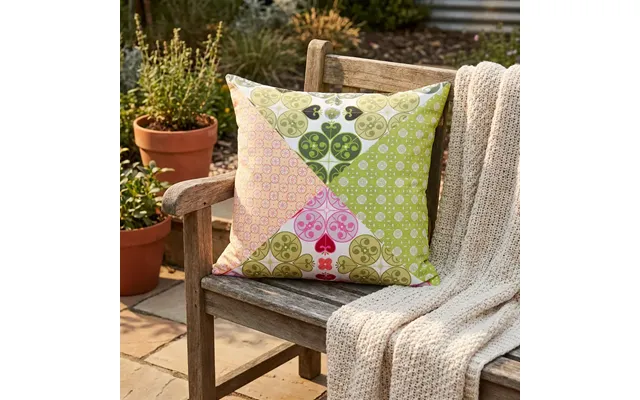 Water-resistant Floral Scatter Cushions Outdoor Garden & Patio Furniture Pillows - Lanza 1 Packs