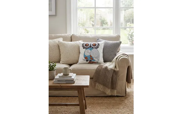 Water-resistant Floral Scatter Cushions Outdoor Garden & Patio Furniture Pillows - Owl 1 Packs