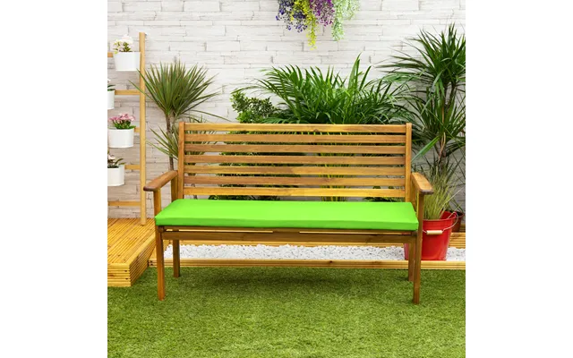 Water-resistant Garden 4-seater Bench Seat Pads For Patio Durable Bench Cushions Outdoor - Lime