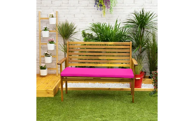 Water-resistant Garden 4-seater Bench Seat Pads For Patio Durable Bench Cushions Outdoor - Purple