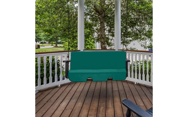 Water-resistant Garden Swing Cushions Outdoor Hammock Cushion Pads - Green product image