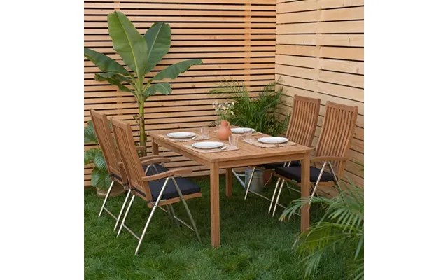 Water-resistant Outdoor Chair Seat Pad Garden Chair Cushions Non-slip With Ties - Black Packs Of 4