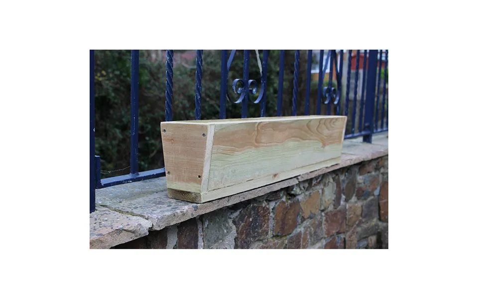 Rough Sawn V Shaped Garden Trough Planter - Various Sizes