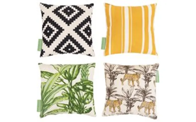 4 Piece Mini Jungle Cushion Set
