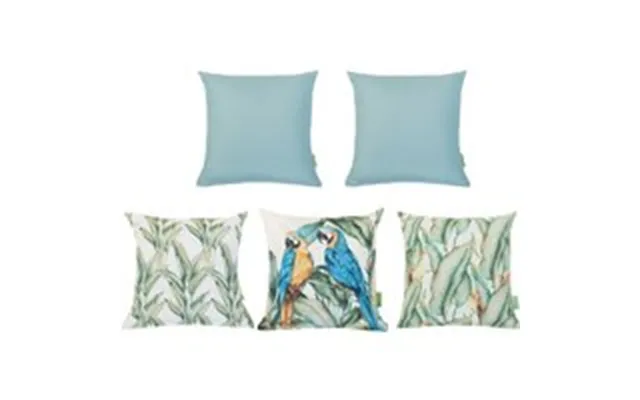 5 Piece Macaw Cushion Cover Set