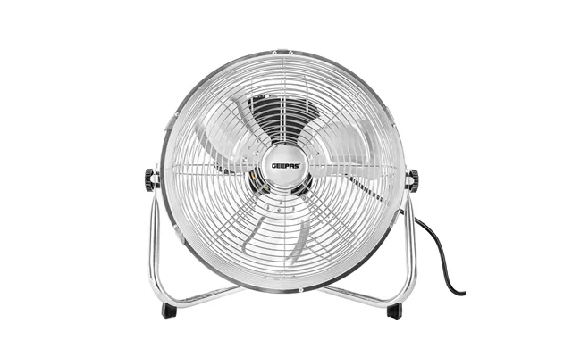 12-inch Metal Floor Fan With 3 Speed Settings And Quiet Operation