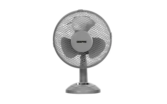 12-inch Portable Oscillating Desk Fan White, Grey, Black - Grey