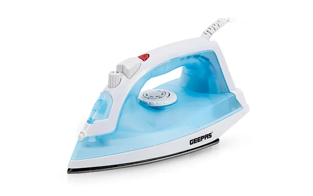 1600w Non-stick Soleplate Dry Steam Iron Grey & Blue - Blue