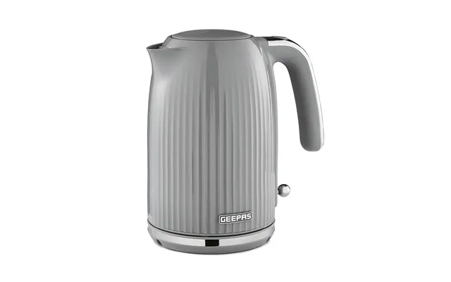 1.7l Grey Fluted Rapid Boil Cordless Electric Jug Kettle