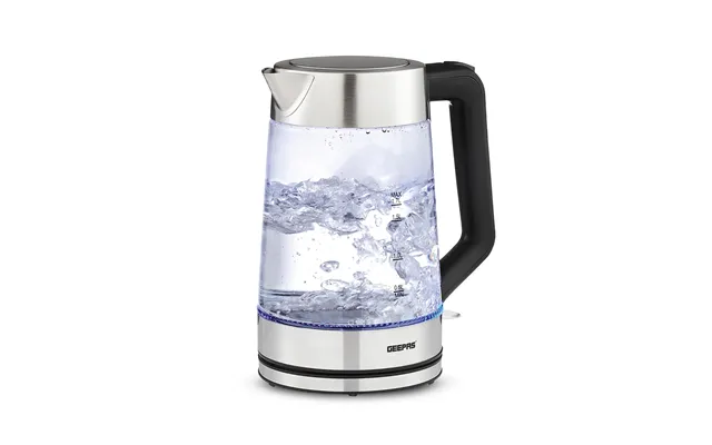 1.7l Illuminated Led Fast-boil Clear Glass Kettle 3000w