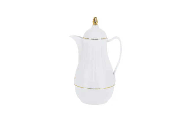 1l White Glass Vacuum Insulated Flask Jug