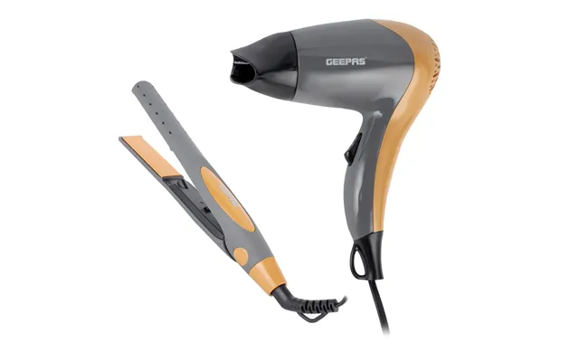 2-in-1 Hair Dryer & Hair Straightener Travel Gift Set