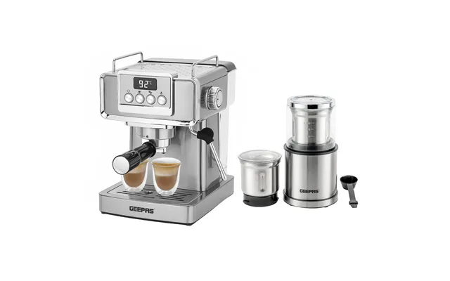 20 Bar Espresso Coffee Machine & 200w Coffee Spice Grinder Set